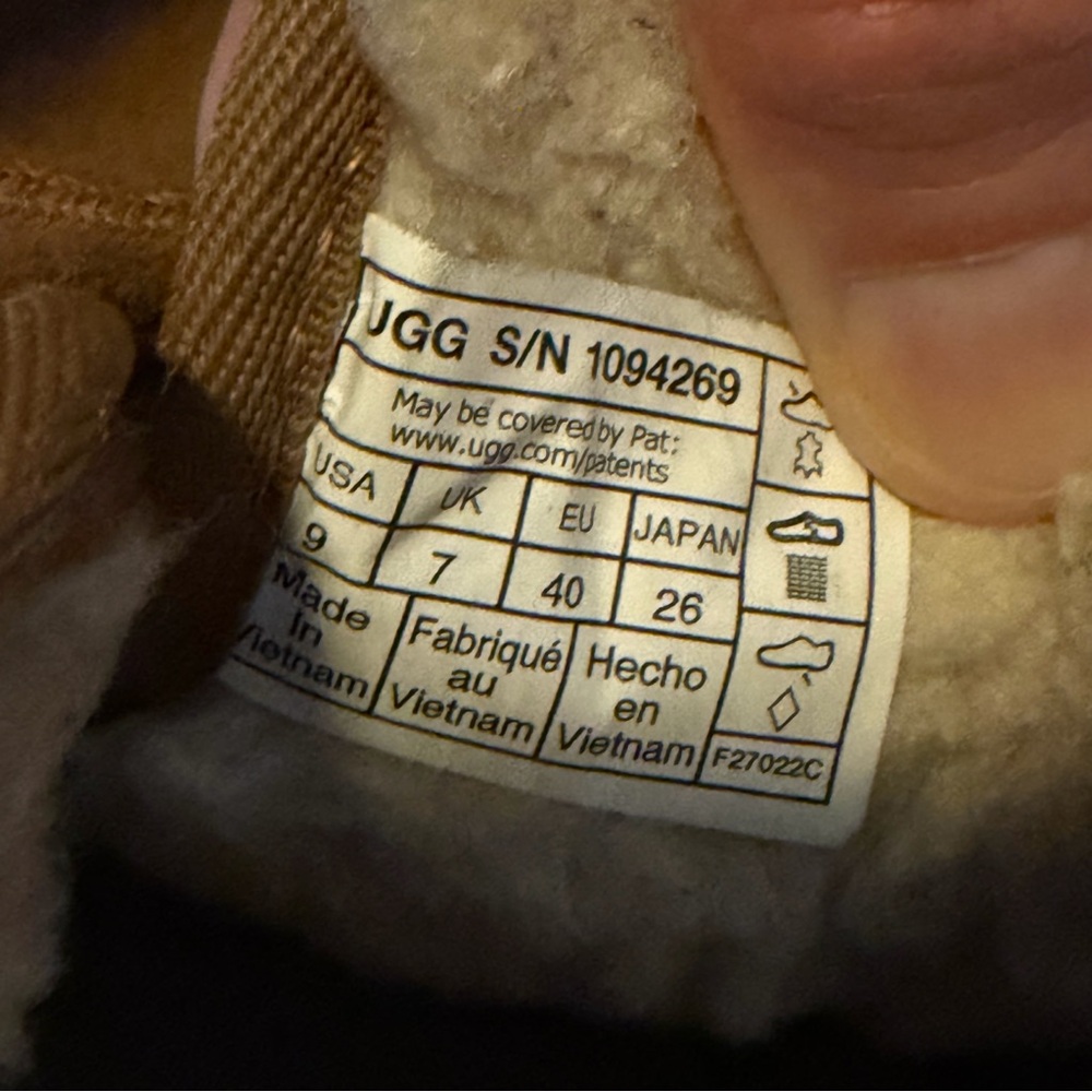 UGG Tan Shearling Lined Boots - Picture 8 of 9